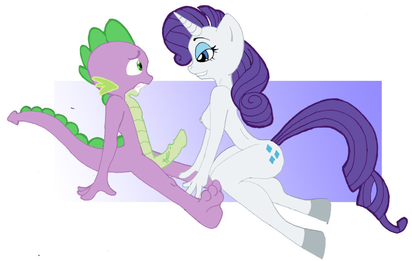 cub cub_and_adult dragon equine female friendship_is_magic male my_little_pony rarity_(mlp) shostyle smooth_skin spike_(mlp) unicorn