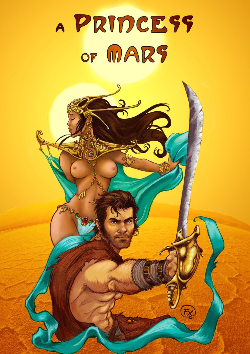 a_princess_of_mars barsoom dejah_thoris effix35 john_carter loincloth pelvic_curtain topless