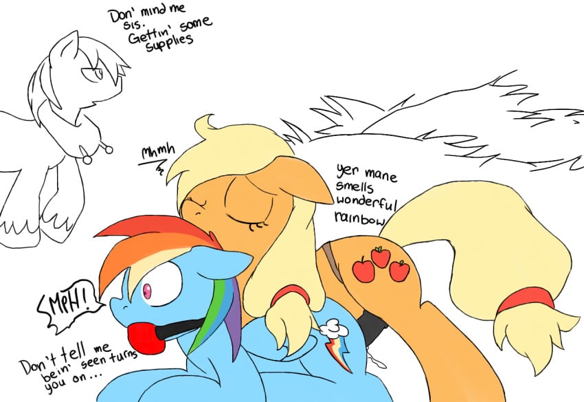 applejack_(mlp) big_macintosh_(mlp) earth_pony equine female friendship_is_magic fur haiku horse male my_little_pony pegasus pony rainbow_dash_(mlp) smooth_skin yuri