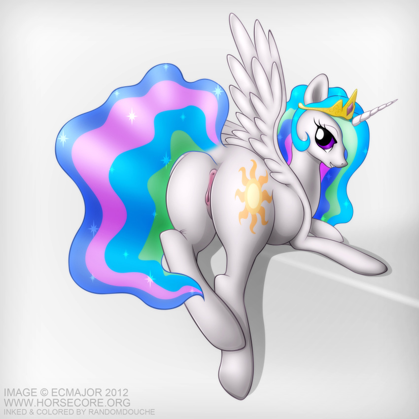 ecmajor friendship_is_magic my_little_pony princess_celestia_(mlp) randomdouche smooth_skin