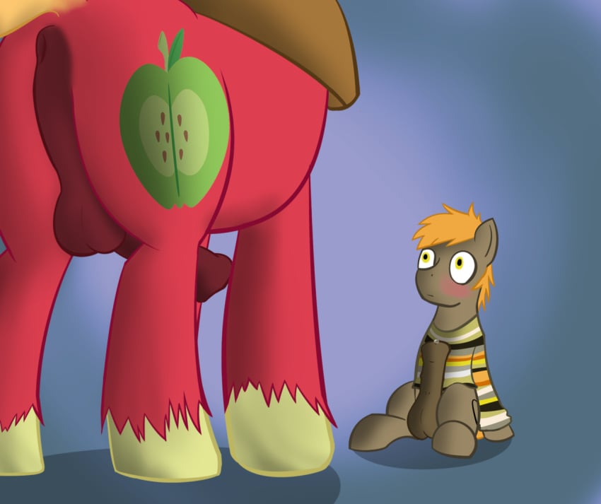 big_macintosh_(mlp) earth_pony equine friendship_is_magic horse male male_only my_little_pony pony sawsta smooth_skin tagme