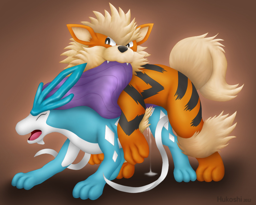 arcanine color fur furry hukoshi nintendo pokemon pokemon_(species) suicune