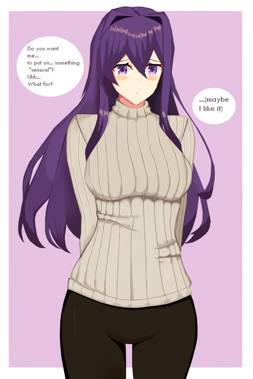 Yuri (Doki Doki Literature Club) Rule 34 Image