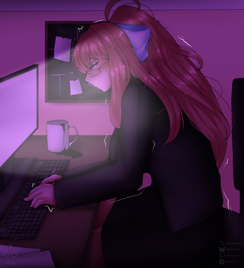 Monika (Doki Doki Literature Club) Rule 34 Image