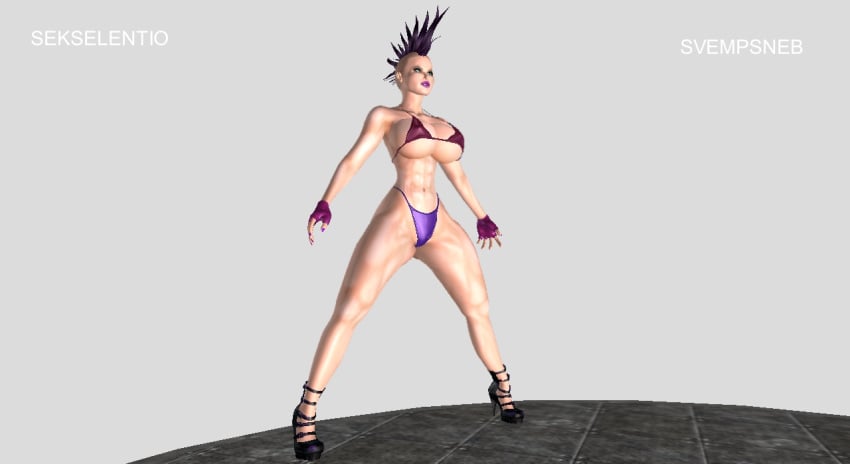 1girls athletic_female big_breasts bimbo female_only huge_breasts playa_(saints_row) saints_row saints_row_2 saints_row_iv saints_row_the_third svempsneb