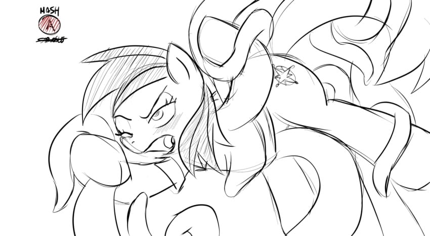 daring_do friendship_is_magic haiku my_little_pony straight_hair tagme tentacle