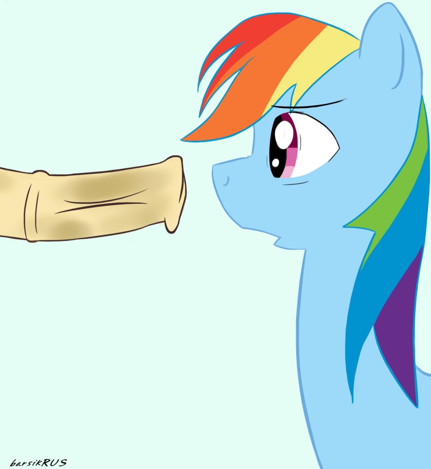 barsikrus friendship_is_magic my_little_pony rainbow_dash_(mlp) rainbow_hair smooth_skin tagme