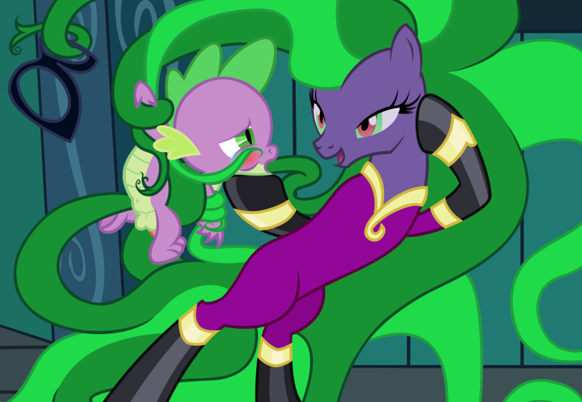 anus badumsquish blush bondage bound clothing crying dragon equine female forced friendship_is_magic fur gag green_eyes heterochromia horse male mane-iac_(mlp) my_little_pony penis pony power_ponies_(mlp) purple_fur purple_scales rape red_eyes scalie smooth_skin spike_(mlp)