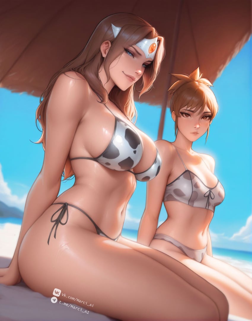 ai ai_generated animedrawing animegirl animestyle breasts dota dota2 dota2fanart dota2girls dota2heroes dotadragonsblood gamecharacter gamefanart marci marci_(dota) marci_ai mirana mirana_(dota) painting photoshop