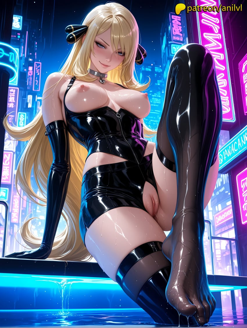 1girls 2025 ai ai_assisted ai_generated anilvl anime anime_girl anime_style artist_name big_breasts big_breasts big_breasts big_chest black_gloves blonde_hair blue_eyes blush breast breasts breasts breasts building bust busty chest choker city city_lights cityscape clitoral_hood collar crotch cynthia_(pokemon) dripping_pussy elbow_gloves elite_four erect_nipples exposed_nipples exposed_pussy feet female female_genitalia genitals hard_nipples hi_res high_quality high_resolution highres idol juicy_pussy large_breasts long_hair looking_at_viewer moon neon_lights night night_sky nipple nipples nipples_outside patreon patreon_username pokemon pokemon_dppt pokemon_sm pool pussy pussy_lips pussy_peek shaved_pussy shooting_star sky skyline skyscraper slit smile solo space stable_diffusion stadium star_(sky) starry_sky thigh_strap thighhighs tight_pussy uncensored_nipples uncensored_pussy uncensored_vagina vagina vulva watermark wet_pussy window