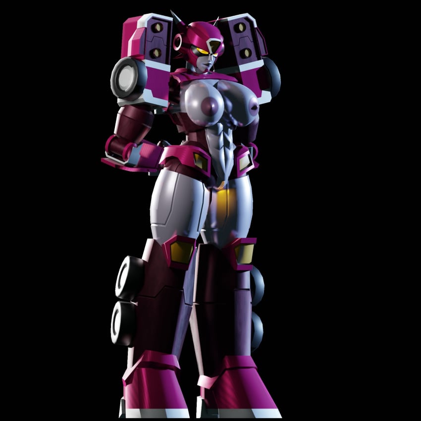 1girls 3d abs atumalaca_3d big_breasts breasts casual_nudity elita_one freakyyto glowing_genitalia glowing_pussy horns nipples pink_nipples pussy robot robot_girl robot_humanoid solo solo_female transformers vagina yellow_eyes yellow_pussy