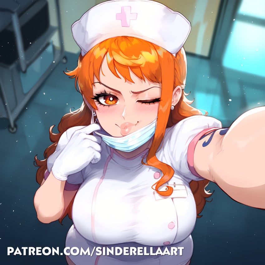 ai_generated ass_bigger_than_head big_breasts big_breasts big_butt blowing_kiss breasts_bigger_than_head busty commission fat_ass female heavenly_ass hospital huge_ass huge_breasts kissing large_ass large_breasts milf nami nami_(one_piece) nurse nurse_clothing nurse_outfit nurse_uniform one_piece patreon patreon_url patreon_username pawg sinderellaart tease teasing teasing_viewer thick thick_ass thick_legs thick_thighs voluptuous voluptuous_female