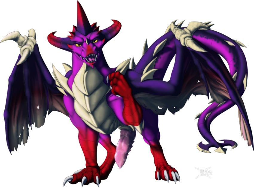 1boy dragon looking_at_viewer male male_only malefor penis solo spyro_the_dragon tagme