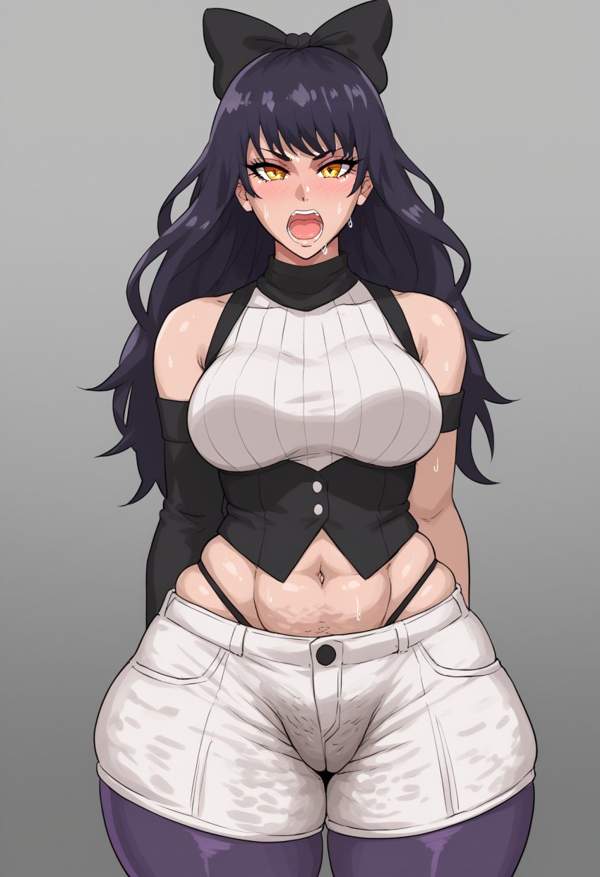 1girls ai_generated alternate_body_type alternate_breast_size alternate_costume ass_bigger_than_head ass_focus bbw big_ass big_breasts big_butt black_hair blake_belladonna bottom_heavy breasts bubble_butt cellulite child_bearing_hips corruptedvisions curvaceous curves curvy curvy_body curvy_female curvy_figure curvy_hips dat_ass dumptruck_ass dumptruck_butt fat_ass fat_butt fat_thighs female female_only gigantic_ass gigantic_breasts hi_res high_resolution highres hips hips_wider_than_shoulders hourglass_figure huge_ass huge_breasts human hyper large_ass large_breasts large_butt large_thighs massive_breasts massive_thighs mommy overweight overweight_female plump rwby shiny_skin skull_crushing_thighs smug smug_expression smug_face stable_diffusion thick_ass thick_legs thick_thighs thighs thong top_heavy top_heavy_breasts voluptuous voluptuous_female wide_hips yellow_eyes