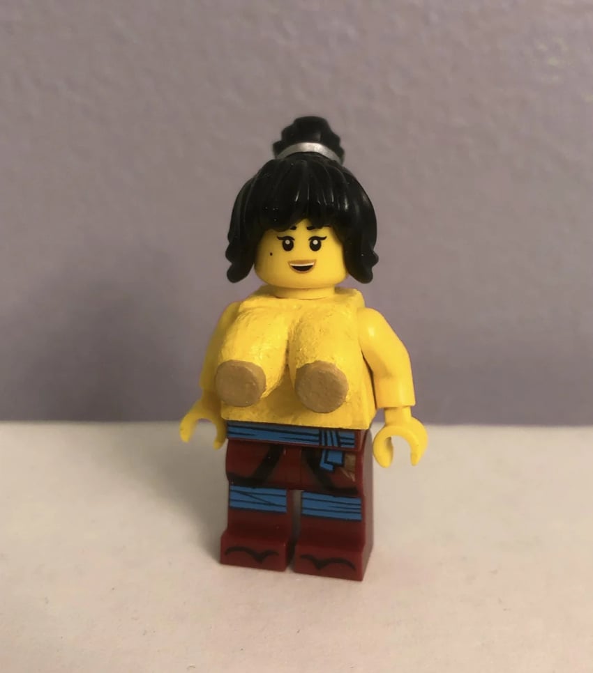 breasts lego lego_anatomy ninjago nya_(ninjago) photography sculpture