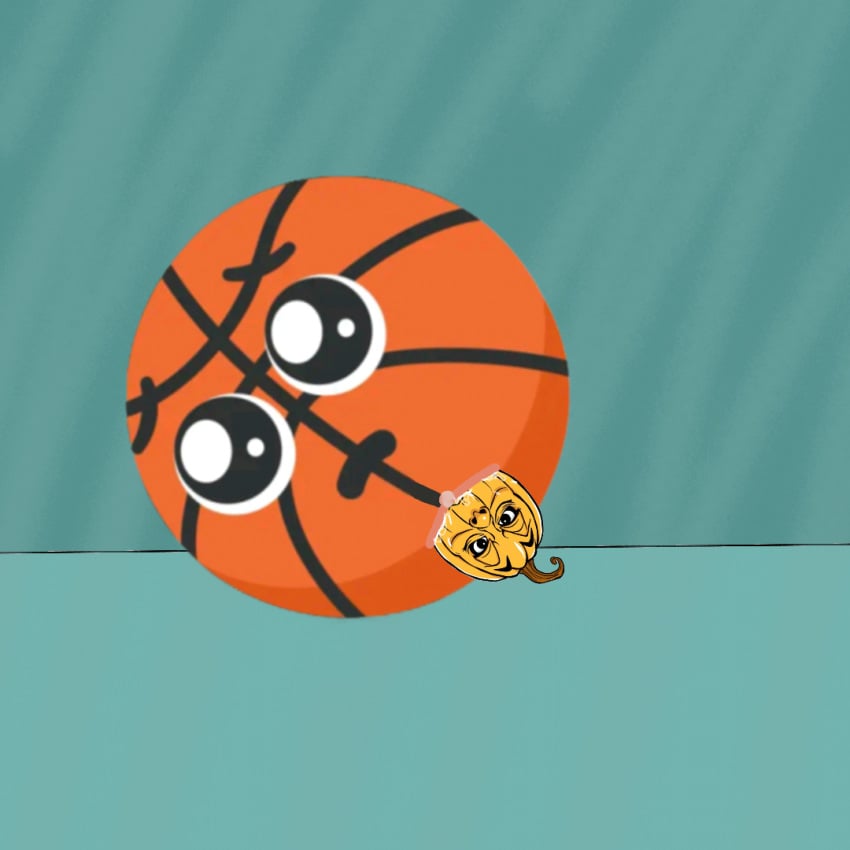 1boy 1girls bad_art basketball_(ball) cringe eggplant inanimate monkeysa4444 pumpkin sex turquoise_background what what_has_science_done what_the_fuck why