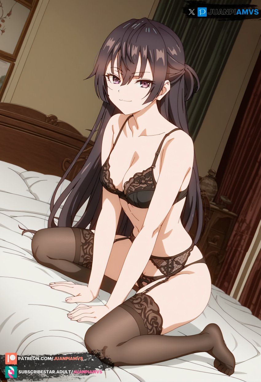 ai_generated brown_eyes brown_hair female juanpiamvs long_hair patreon patreon_username roshidere subscribestar subscribestar_username suou_yuki tokidoki_bosotto_russian_de_dereru_tonari_no_alya-san watermark