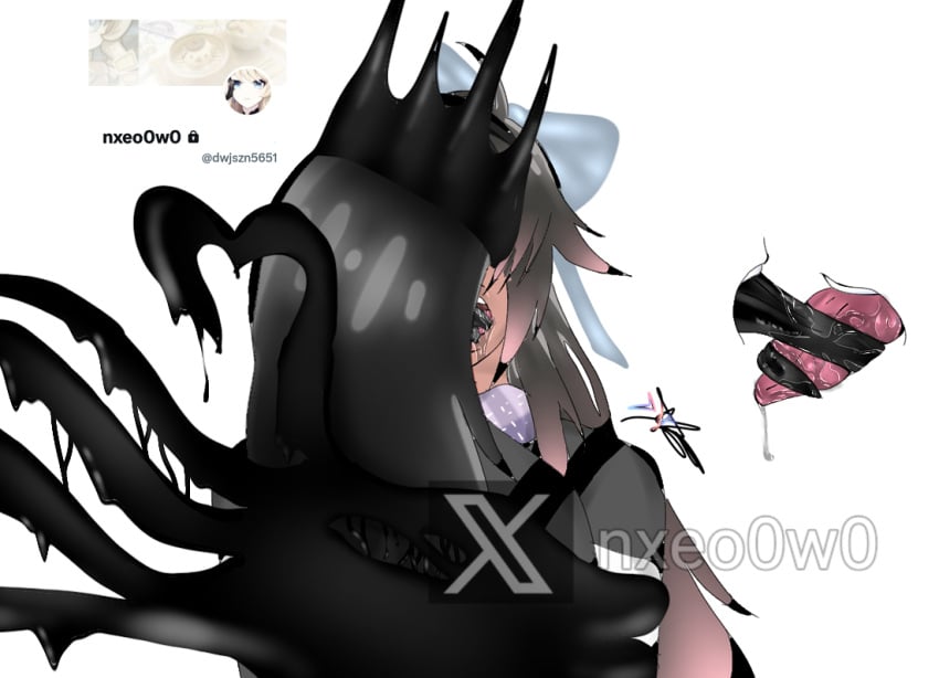 2girls female_only kissing long_tongue pressure_(roblox) roblox roblox_avatar roblox_game robloxian source_request tagme tagme_(artist) watermark yuri