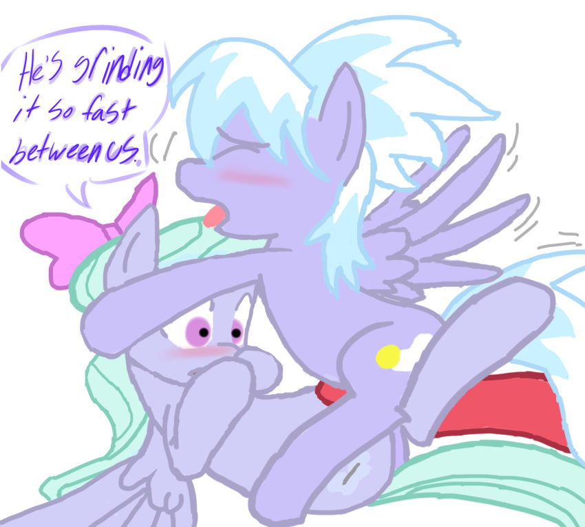 big_macintosh_(mlp) cloud_chaser_(mlp) color equine flitter_(mlp) friendship_is_magic furry horse male my_little_pony no-ink no_humans nude straight_hair