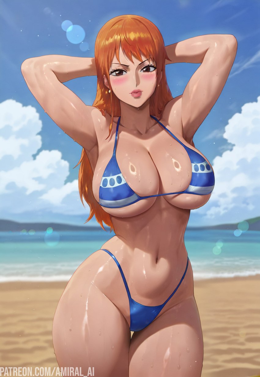 ai_generated amiral_ai female female_only nami_(one_piece) one_piece