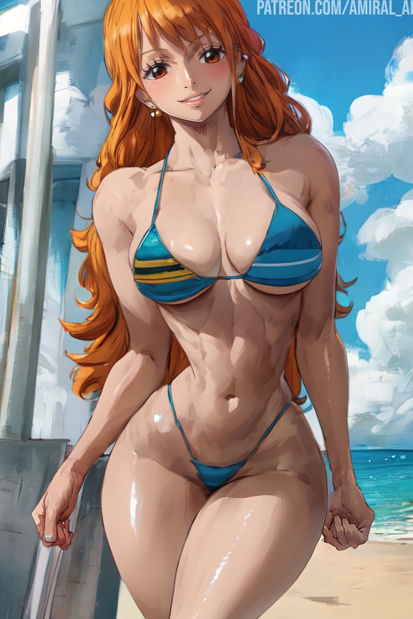 ai_generated amiral_ai female female_only nami_(one_piece) one_piece