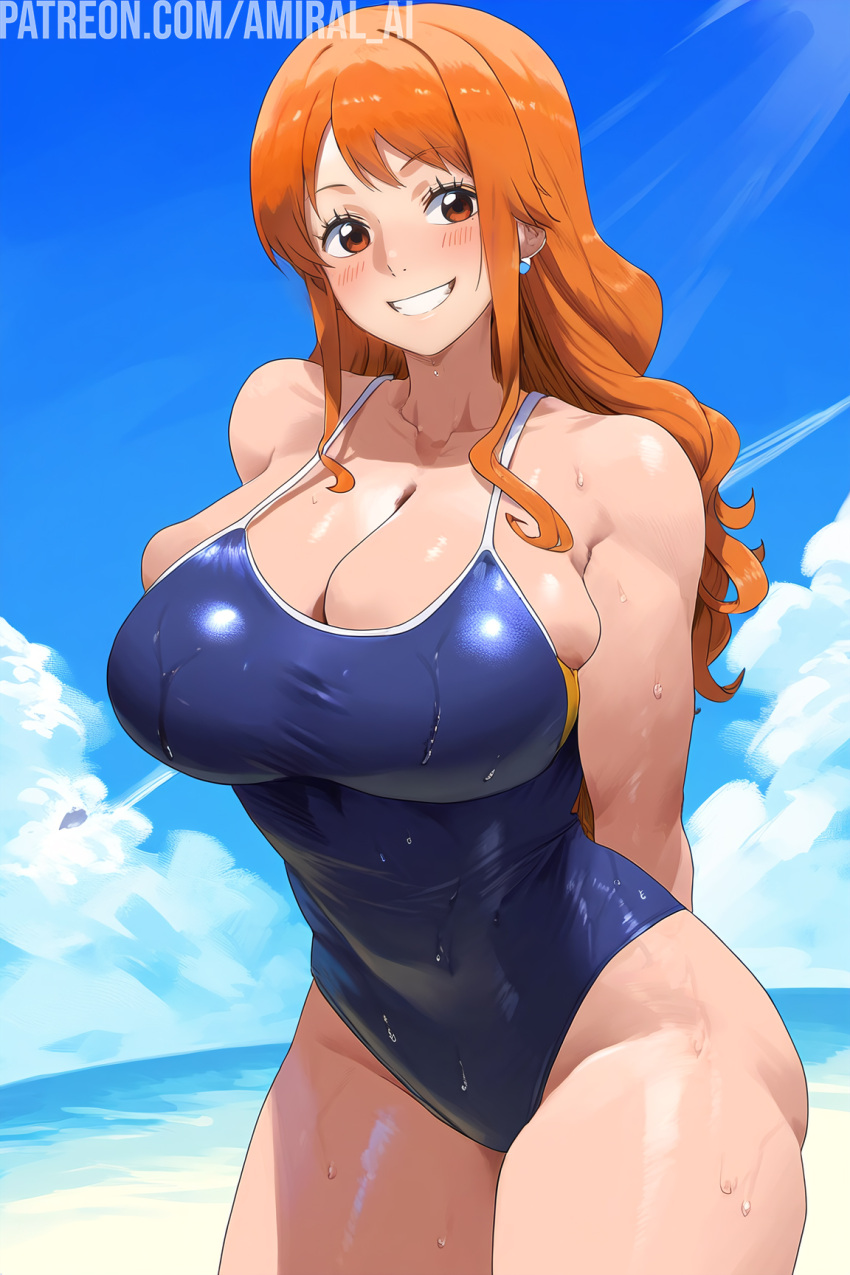 ai_generated amiral_ai female female_only nami_(one_piece) one_piece