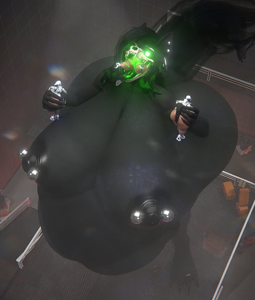 3d bbw big_ass big_breasts breasts bubble_butt cleavage female furry haydee haydee_(game) huge_ass huge_breasts hyper_breasts macro nipples overweight qzk_forte scp-1471 scp-1471-a scp_foundation thick_thighs vore wide_hips