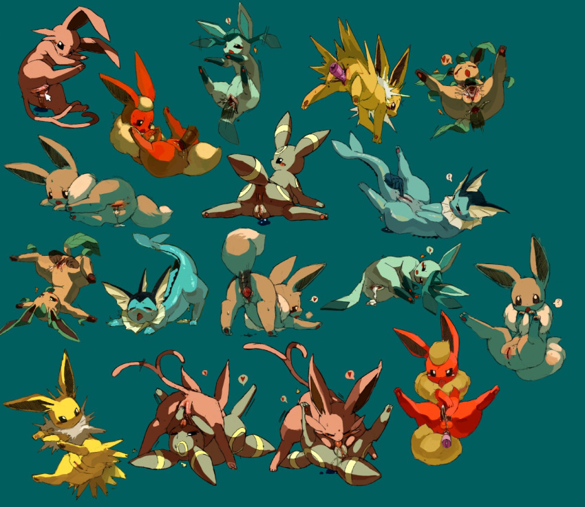 cum cursor dildo dominant_feral eevee eeveelution espeon feral feral_on_feral feral_only fingers flareon fur furry_ears furry_tail glaceon heart highres jolteon leafeon moe no_humans penis pokemon pokemon_(species) pussy tail umbreon vaporeon