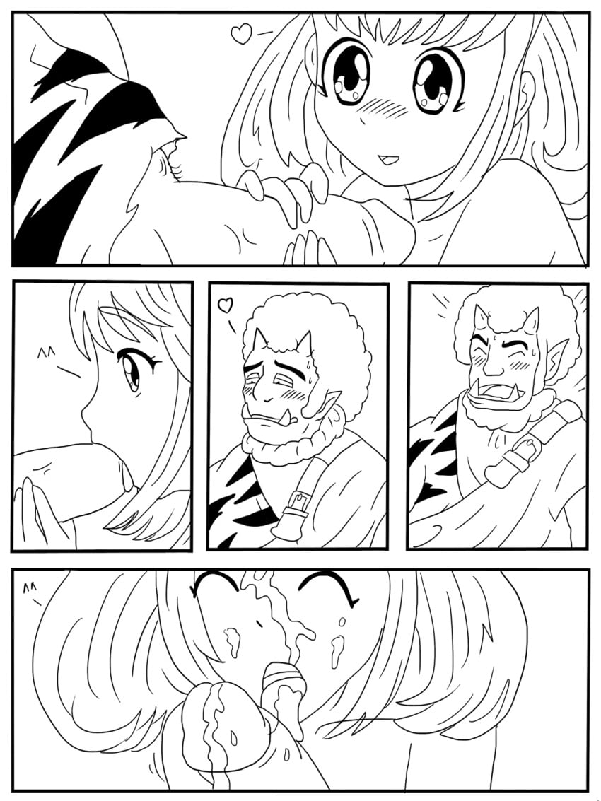 akaoni blush clothing comic cum cumming cure_peace demon facial fellatio handjob happy magical_girl mycrunchycookie oral orgasm pretty_cure red_oni smile_precure straight yayoi_kise