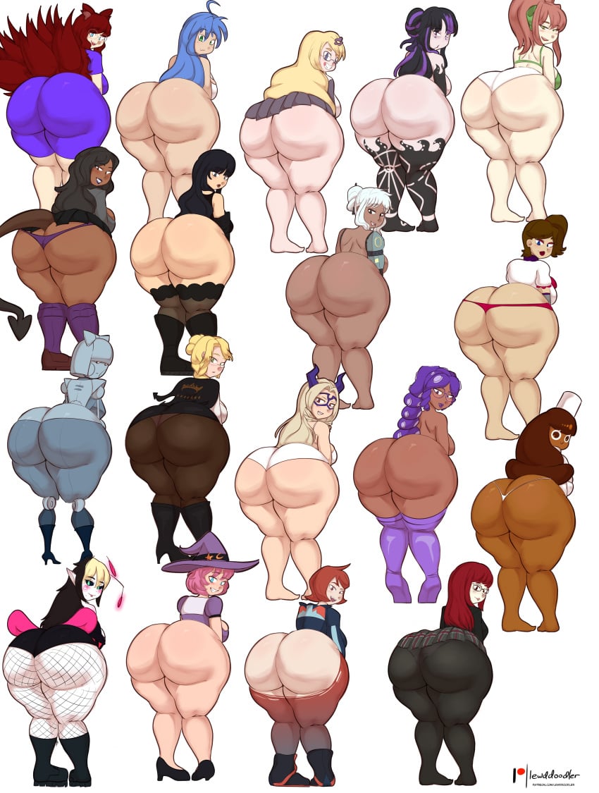 6+girls animal_ears arezu_(pokemon) ass ass_cleavage ass_comparison bent_over big_ass black_hair black_sclera blonde_hair blue_hair boots bottom_heavy bottomless bra brown_hair bubble_butt butt_crack character_request clothing cocoa_cookie commission compilation cookie_run copyright_request crossover dark-skinned_female dark_skin dat_ass doki_doki_literature_club fat_ass female female_only final_fantasy final_fantasy_xiv fishnet_legwear fishnets gaia_(ffxiv) glasses glynda_goodwitch hat heels huge_ass human konata_izumi large_ass lewddoodler light-skinned_female light_skin looking_at_viewer looking_back lucky_star monika_(doki_doki_literature_club) mount_lady multiple_girls my_hero_academia no_panties nude nude_female original panties pink_hair png pokemon presenting presenting_hindquarters purple_hair receptionik red_hair robot robot_girl rwby shoes smile sonic_(series) sonic_the_comic square_enix tagme tagme_(character) tail thick_ass thick_thighs wendalin_parker_(kejohndrawing) white_background white_hair wide_hips ych