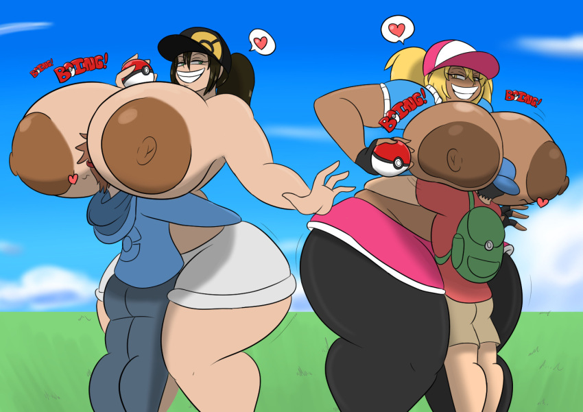 huge_breasts igphhangout pokemon tagme trainer_catch_(igph) trainer_go_(igph)