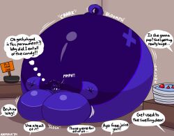 big_breasts blueberry_inflation breasts female hastagaspacho sunken_head sunken_limbs thick_thighs wide_hips