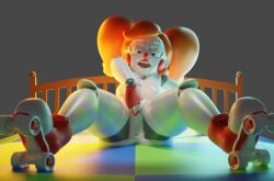 3d 3d_(artwork) 3d_model baby_(fnafsl) breasts circus_baby circus_baby_(fnaf) fingering fingering_self five_nights_at_freddy's five_nights_at_freddy's:_sister_location fnaf masturbation naked_female pussy scottgames sister_location so87baby solo summer_of_87_baby