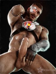 1boy 1male 1man 3d 3d_(artwork) 3d_model armpit_hair armwear australian beard big_penis boner brown_eye brown_eyes brown_hair chest_scar chest_strap cybernetic_eye erection f0-star fingerless_gloves girthy_penis hairy hairy_male kano_(mortal_kombat) laser_eye leg_hair male male_focus male_only male_pov mortal_kombat mortal_kombat_11 moustache mutton_chops netherrealm_studios nude obstructed_eye pubic_hair red_eye scar solo solo_focus solo_male tattooed_arms tattooed_male uncut uncut_penis