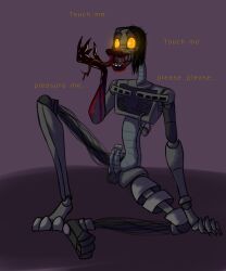 begging blood five_nights_at_freddy's five_nights_at_freddy's:_security_breach fnaf male male_only robot robot_penis security_breach:_ruin the_mimic_(fnaf) tongue tongue_out