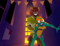 alleyway gay gay_domination gay_sex michelangelo michelangelo_(rise_of_the_tmnt) michelangelo_(tmnt) mikey rise_of_the_teenage_mutant_ninja_turtles teenage_mutant_ninja_turtles this_is_just_so_i_can_block_this tmnt tongue_out