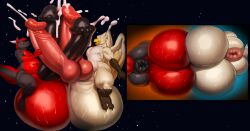 2boys abs anus balls biceps bodybuilder cum cumming diphallia diphallism duo duo_focus furry gay hyper hyper_balls hyper_genitalia hyper_muscles hyper_penis hyper_testicles justmegabenewell knotted_penis male male_focus male_only multi_genitalia multi_penis muscles muscular muscular_arms muscular_legs muscular_male muscular_thighs pecs penis showing_ass testicles veins veiny_penis