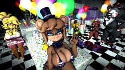 3d 3d_(artwork) big_breasts bikini bikini_top bonfie bonfie_(cryptia) bonnie_(cally3d) bonnie_(fnaf) cally3d chica_(cally3d) chica_(fnaf) chiku chiku_(cryptia) dark_room eating eating_food female fexa fexa_(cryptia) five_nights_at_freddy's fnaf foxy_(cally3d) foxy_(fnaf) freddy_(fnaf) fredina's_nightclub fredina_(cally3d) frenni_(cryptia) frenni_fazclaire golden_freddy_(fnaf) golden_fredina_(cally3d) grin grinning high_resolution kicking marie_(cally3d) marionette marionette_(fnaf) onesie pizza puppet_(cally3d) puppet_(fnaf) sfm sitting sitting_down sleeping smile smiling smiling_at_viewer source_filmmaker type_0