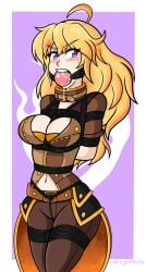 yang xiao long from rwby by ordinarypotatochip