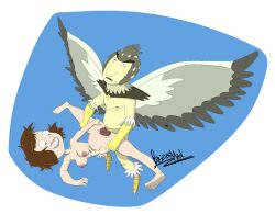 bird_person female_human flying_sex rick_and_morty tammy_gueterman