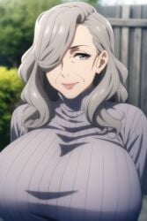 ai_generated big_breasts female gigantic_breasts gilf grandmother huge_breasts mature_female ultrahentaisai