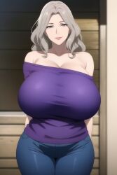 ai_generated big_breasts gigantic_breasts gilf grandmother huge_breasts mature_female ultrahentaisai