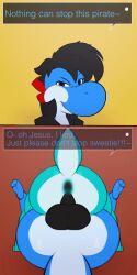 anal anal_sex animated anthro furry gay hackel instant_loss_2koma kingofacesx male_only mario_(series) massive_cock mating_press nintendo turned_submissive yoshi