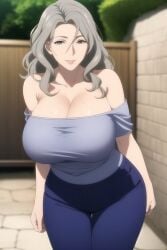 ai_generated big_breasts gigantic_breasts gilf grandmother huge_breasts mature_female ultrahentaisai