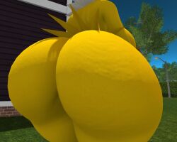 big_ass big_breasts breasts bubble_butt female ferialexonar huge_ass jolteon thick_thighs wide_hips