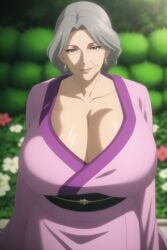 ai_generated big_breasts female front_view gigantic_breasts gilf grandmother huge_breasts mature_female standing ultrahentaisai