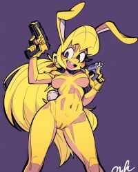 ai_generated doodle epic_games jazz_jackrabbit_(series) lori_jackrabbit