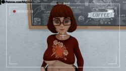 1girls 3d animated big_breasts breasts brown_hair bust busty chest curvaceous curvy curvy_figure female female_focus flashing flashing_breasts gif glasses hips hourglass_figure huge_breasts human large_breasts legs light-skinned_female light_skin lips mature mature_female mayvee recording scooby-doo thick velma_dinkley voluptuous waist warner_brothers wide_hips