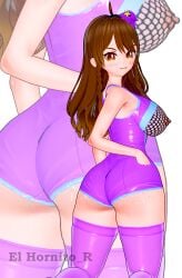 1girls 3d 3d_model areolae ass big_breasts big_butt breasts brown_eyes brown_hair clothing el_hornito_r fat_ass female female_only hispanic koikatsu large_breasts long_hair nimu nipples spacecat stockings swimsuit tenia_que_ser_nimu_(meme) thick_thighs transparent_clothing virtual_youtuber vtuber