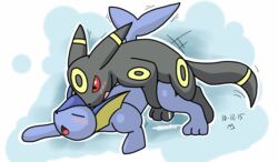 cum eeveelution female fur furry_ears furry_tail male pokemon sex straight swagdolphin tail umbreon vaporeon